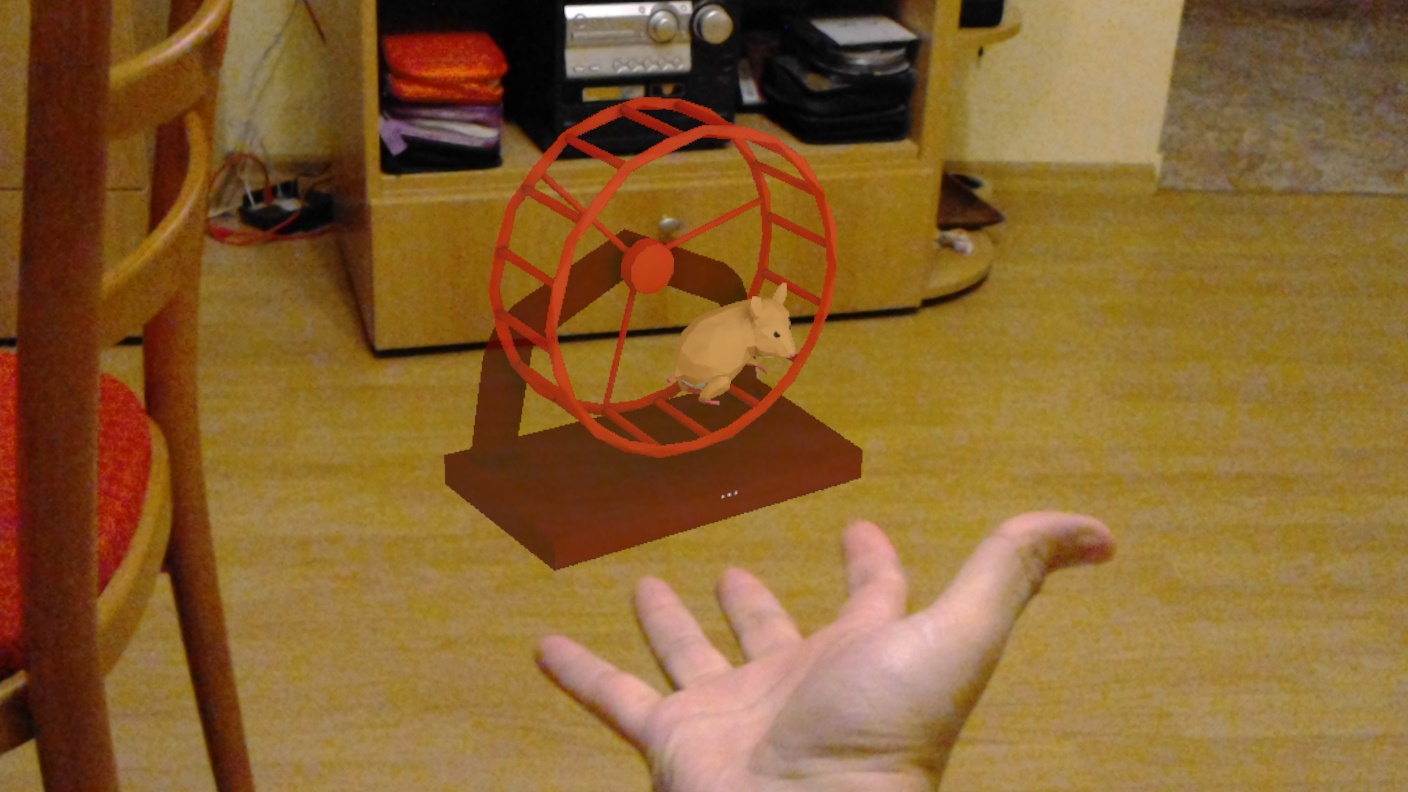 Použitie virtuálnej prilby HoloLens