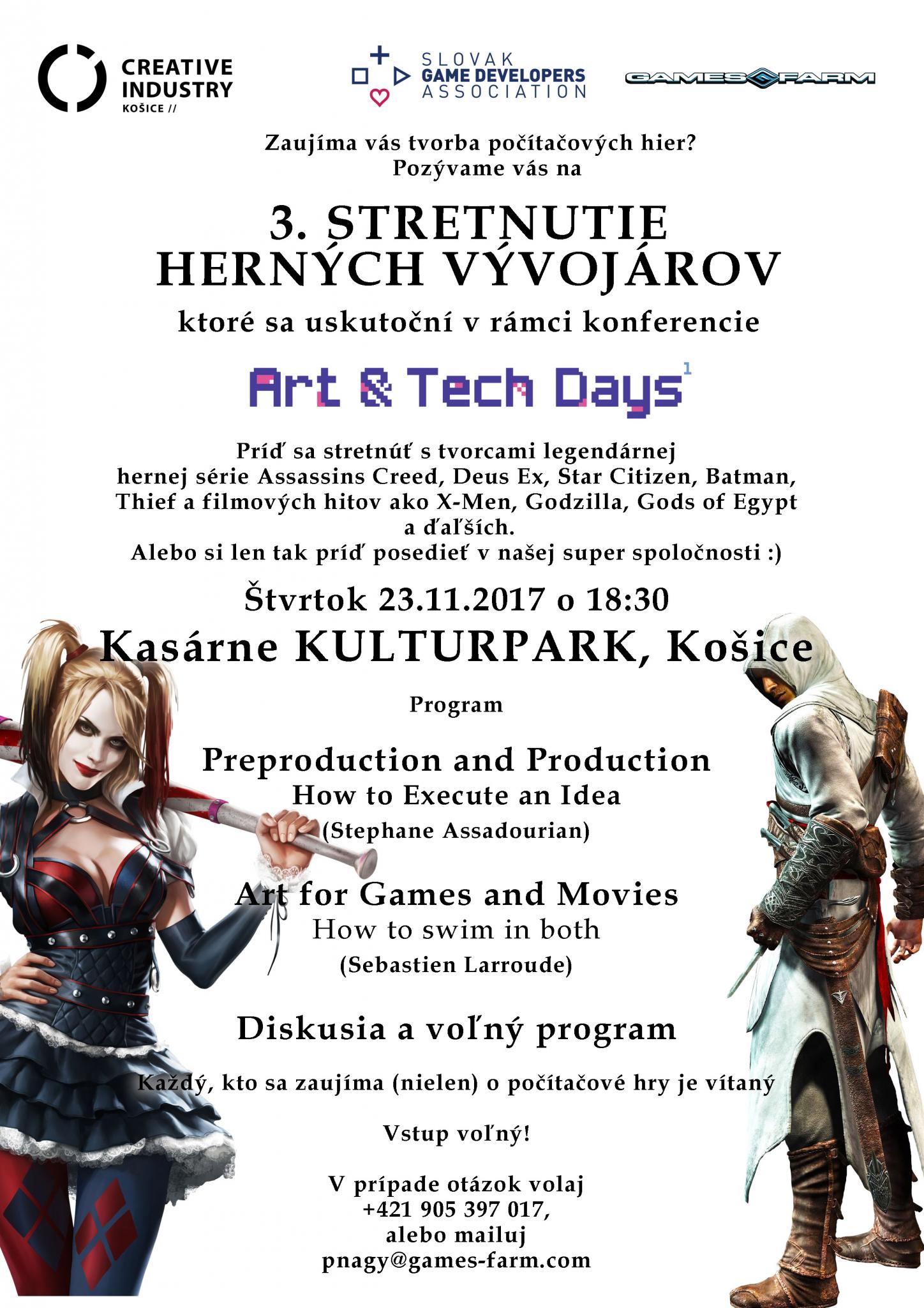 Plagát Stretnutie herných vývojárov Plagát Stretnutie herných vývojárov