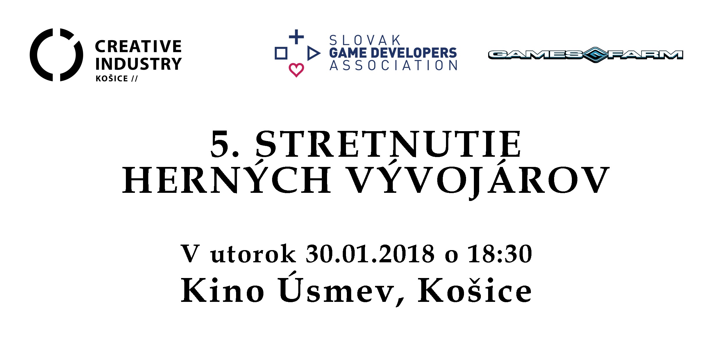 Banner 5. stretnutie herných vývojárov